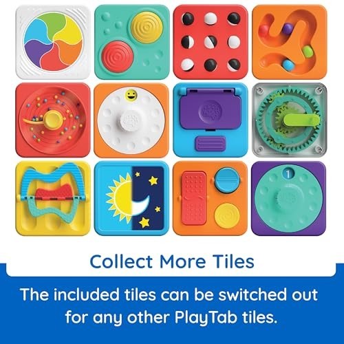 Fat Brain Toys PlayTab Essentials, Modular Sensory Activity Board