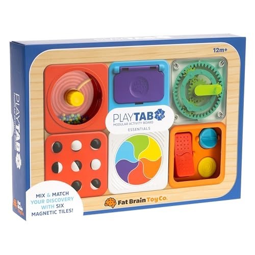Fat Brain Toys PlayTab Essentials, Modular Sensory Activity Board