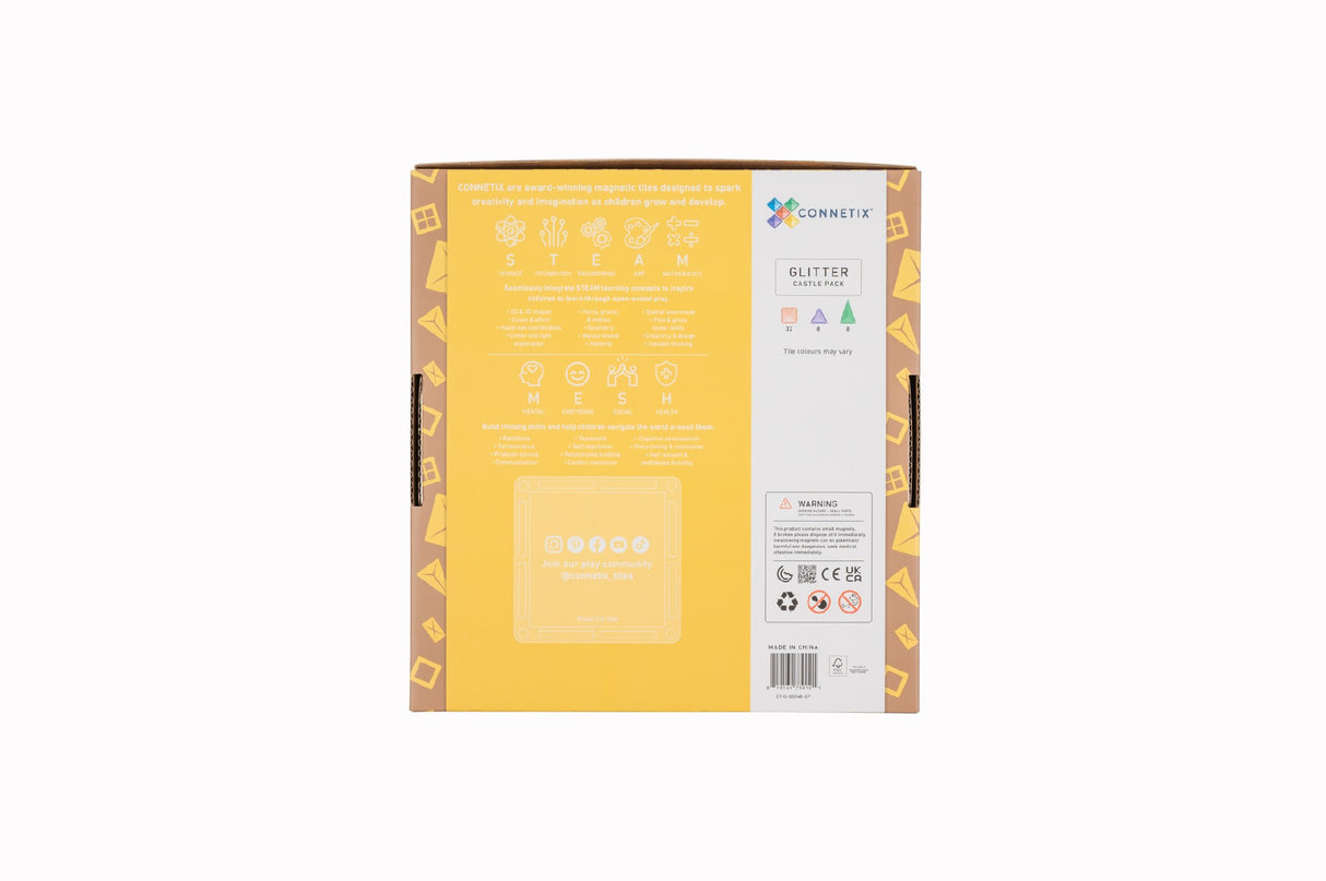 CONNETIX 48 Piece Castle Glitter Pack