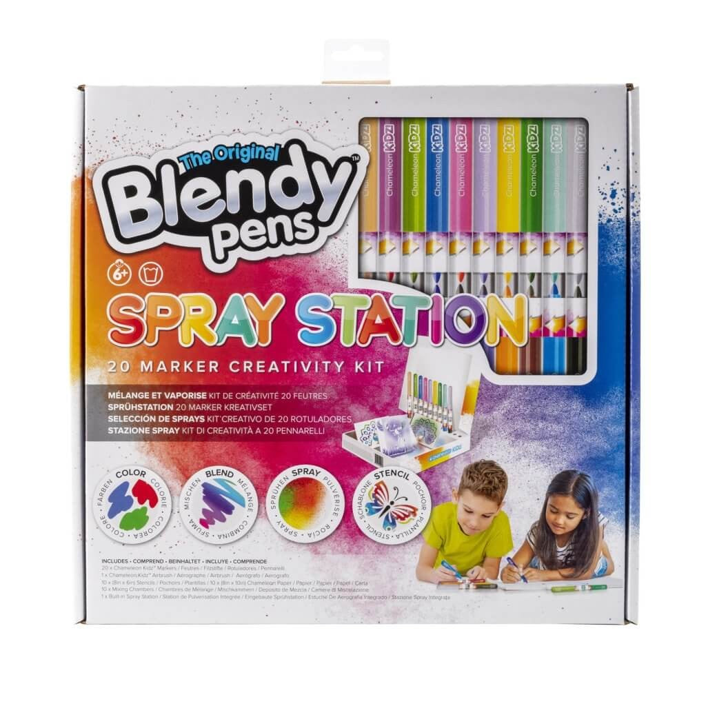 Chameleon Kidz- Spray Station 20 Marker Creativity Kit