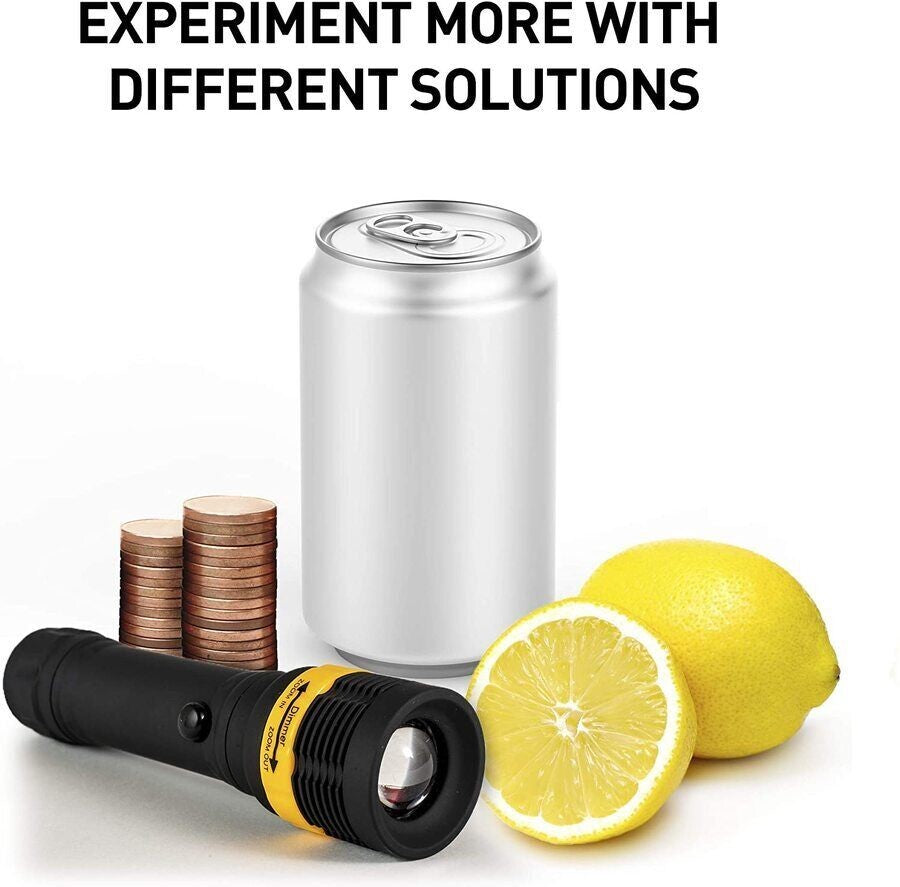 National Geographic Tech Lab Coin Powered Flashlight Kit STEM Toy