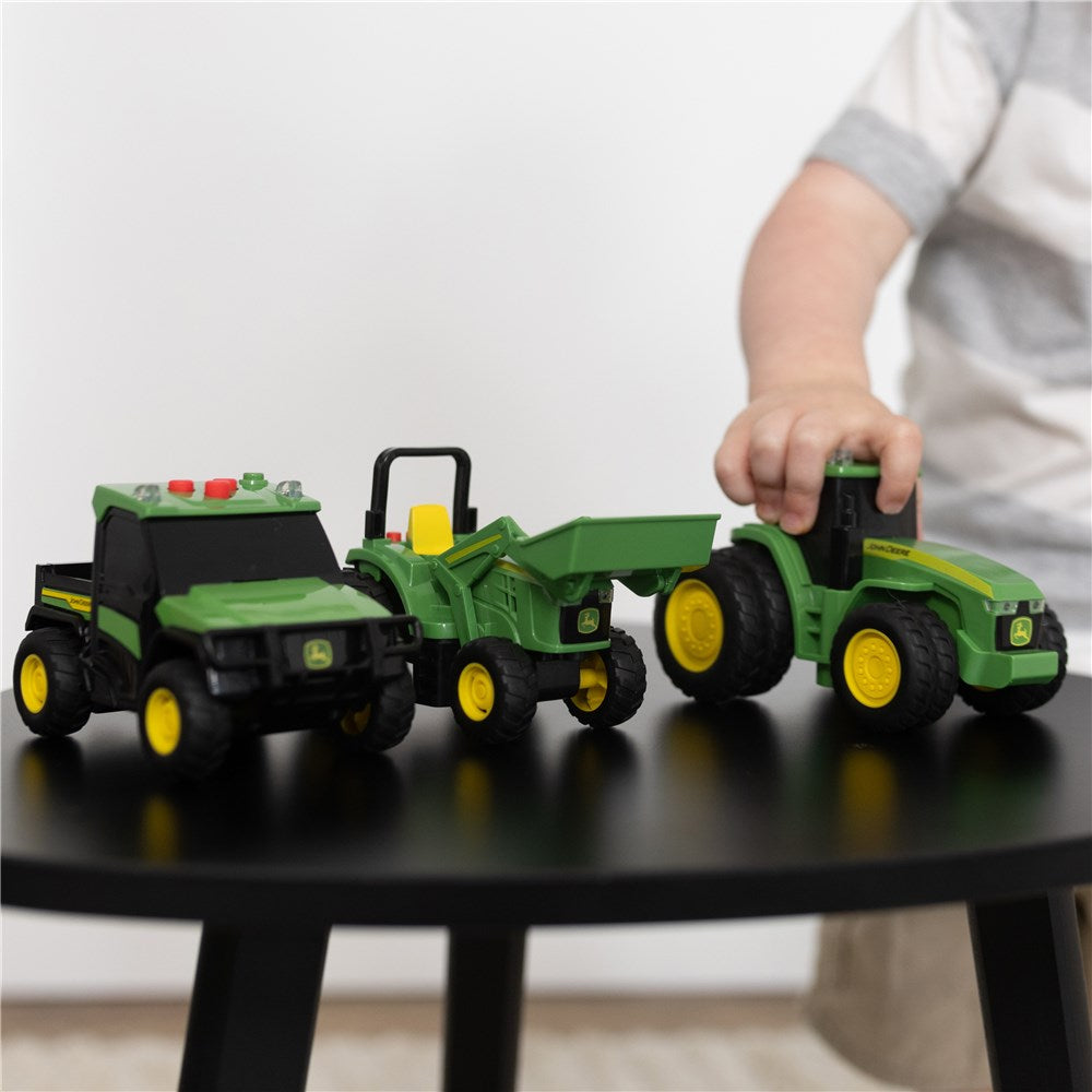 John Deere lights & Sounds Mini Tractor 3 Pack