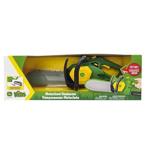 John Deere Motorised Bubble and Fun Chainsaw
