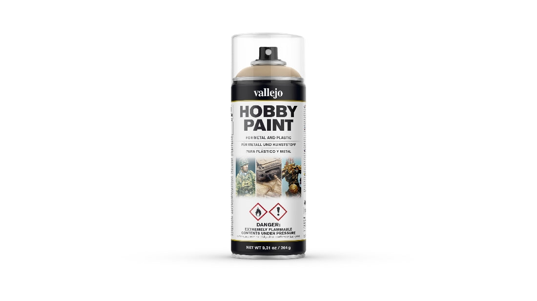 Vallejo Aerosol Bonewhite 400ml Hobby Spray Paint 28013