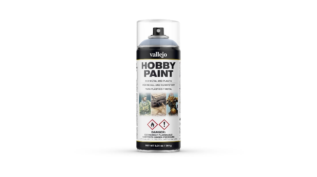 Vallejo Aerosol Wolf Grey 400ml Hobby Spray Paint 28020