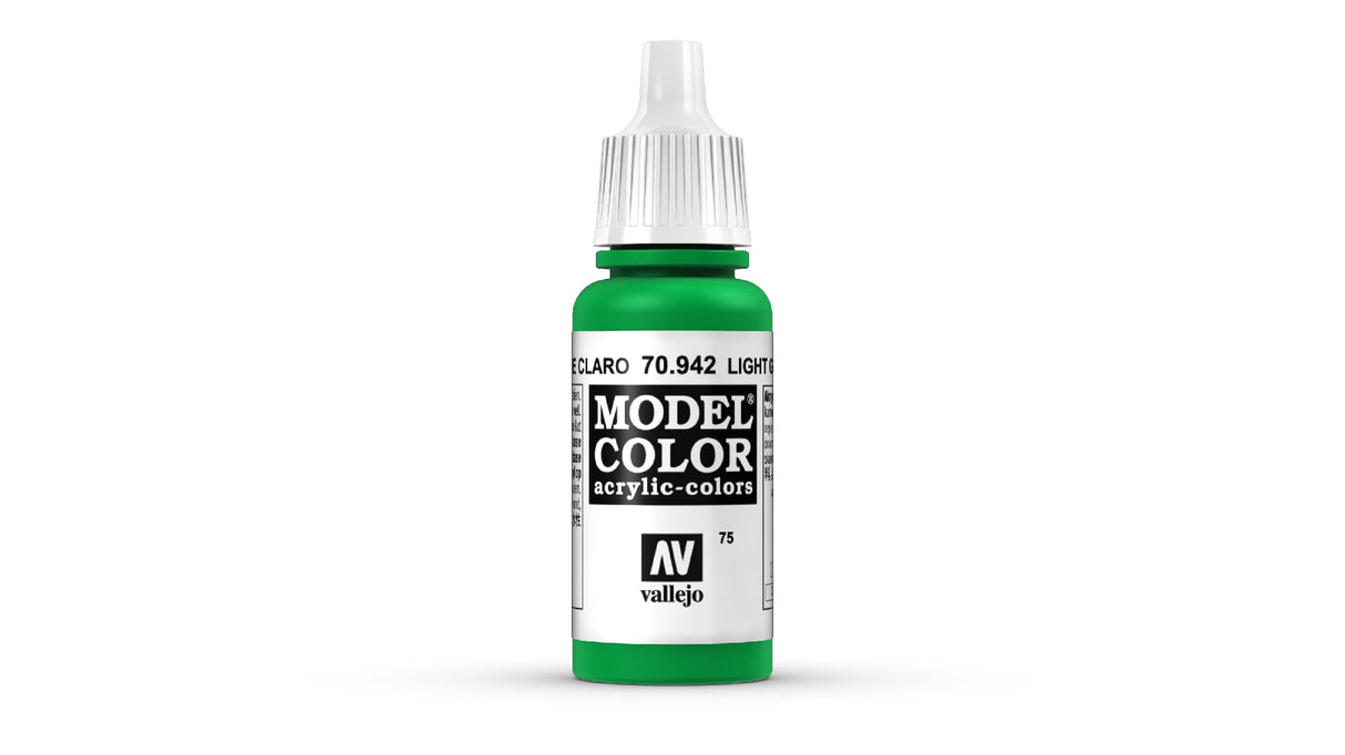 VALLEJO MODEL COLOUR LIGHT GREEN 17 ML