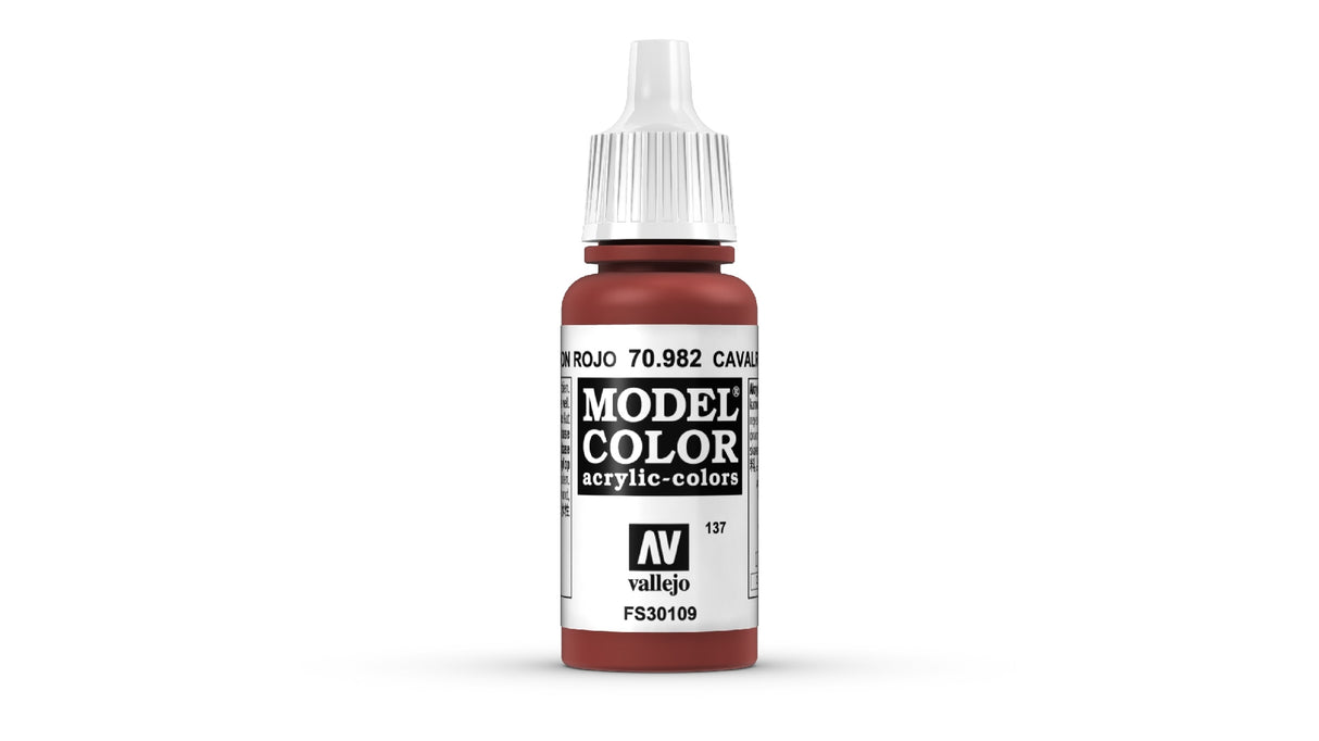 VALLEJO MODEL COLOUR CAVALRY BROWN 17 ML