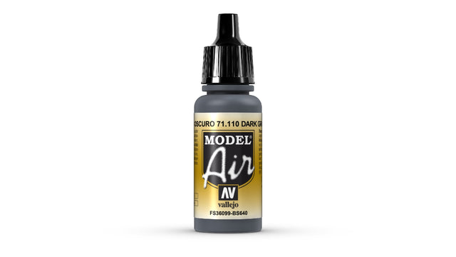 VALLEJO MODEL AIR US DARK GREY 17 ML