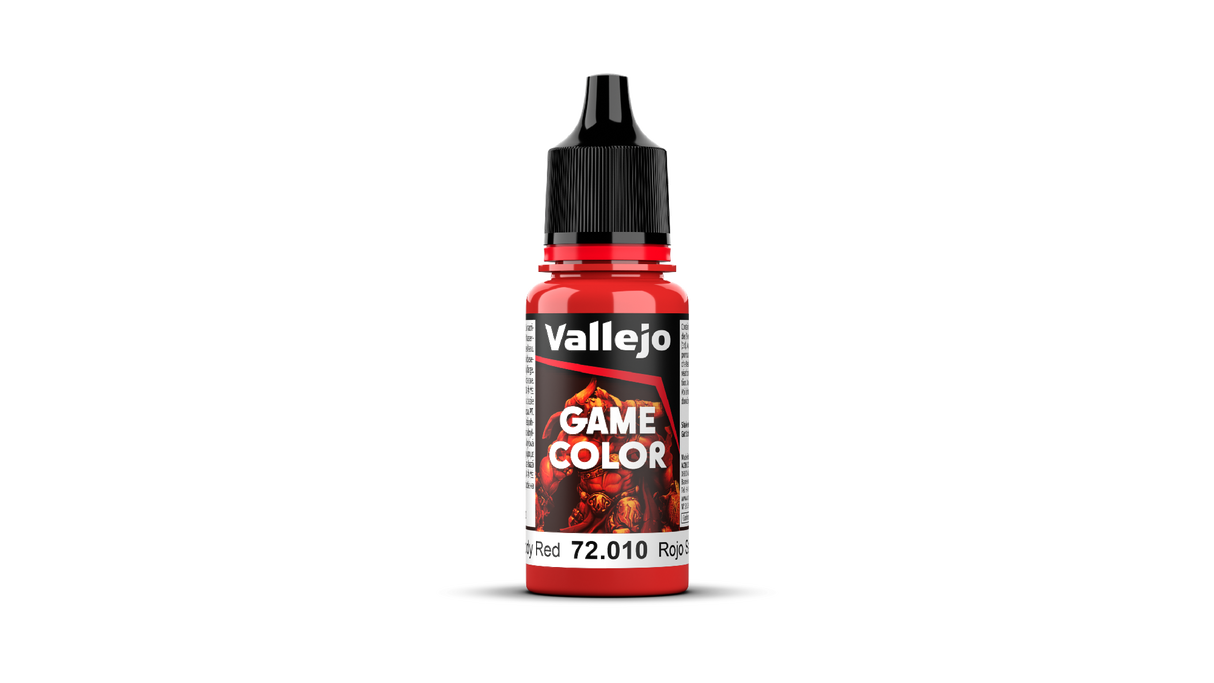 Vallejo Game Colour Bloody Red 18ml Acrylic Paint - New Formulation
