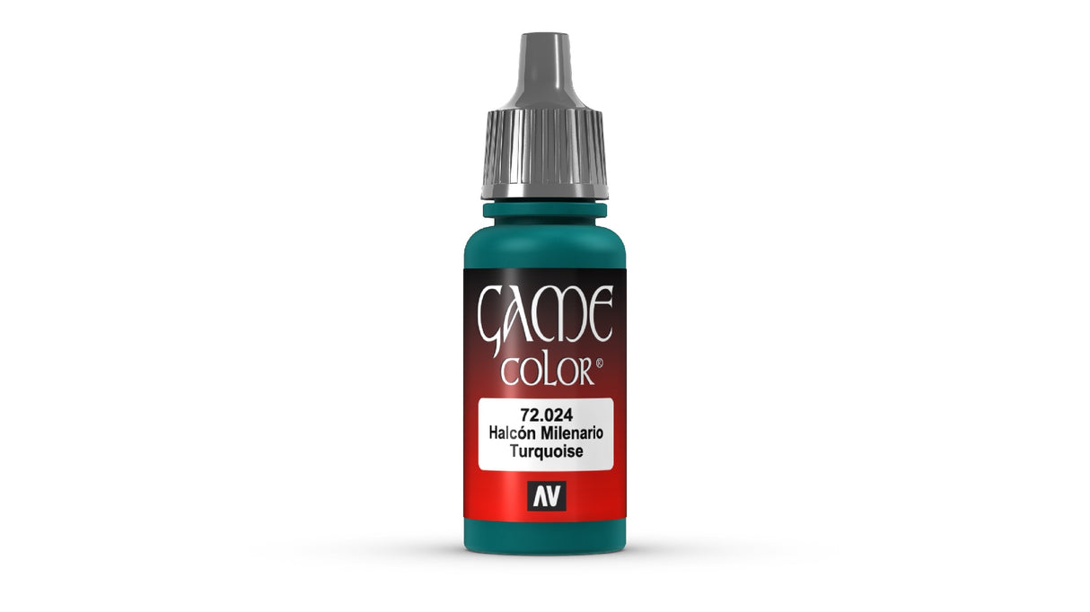 Vallejo Game Colour Turquoise 18ml Acrylic Paint - New Formulation