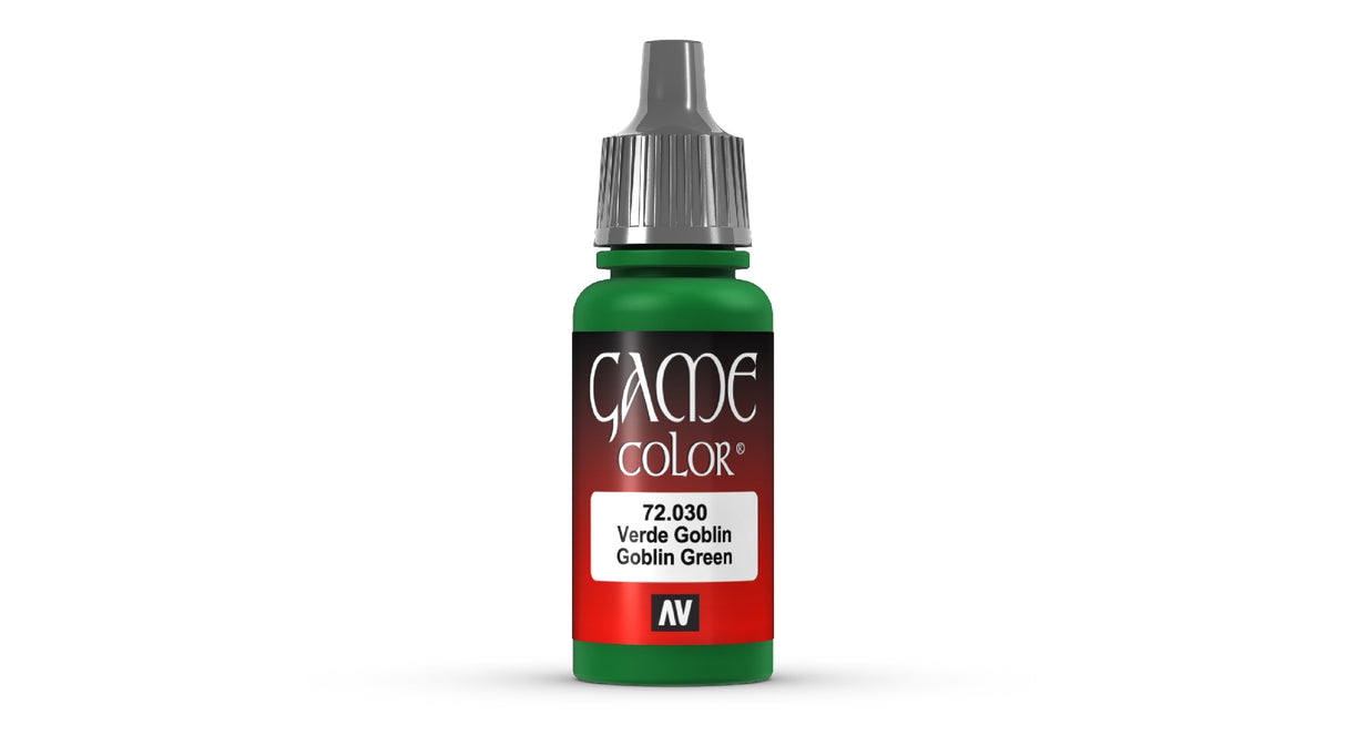 Vallejo Game Colour Goblin Green 18ml Acrylic Paint - New Formulation