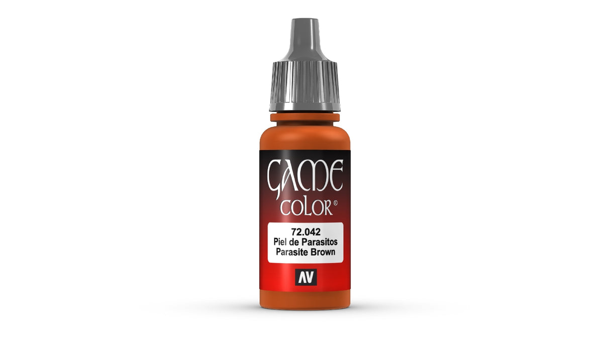 Vallejo Game Colour Parasite Brown 18ml Acrylic Paint - New Formulation