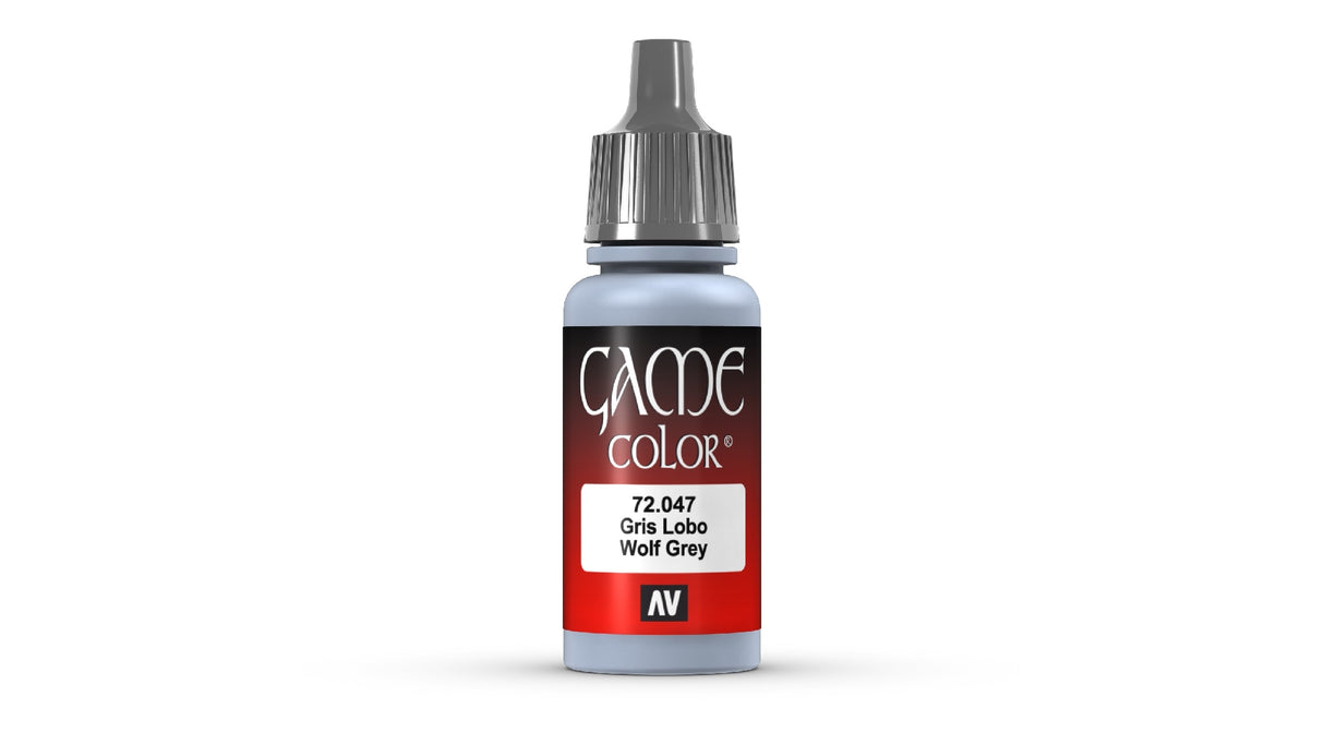 Vallejo Game Colour Wolf Grey 18ml Acrylic Paint - New Formulation