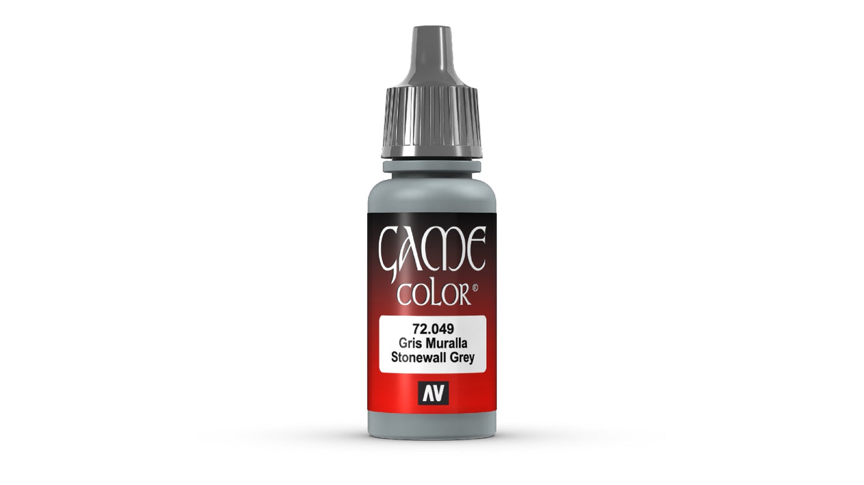 Vallejo Game Colour Stonewall Grey 18ml Acrylic Paint - New Formulation