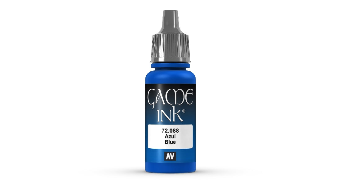 Vallejo Game Colour Ink Blue 18ml Acrylic Paint - New Formulation