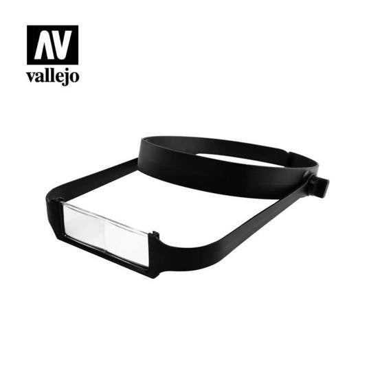 Vallejo Lightweight Headband Magnifier with 4 Lenses T14001