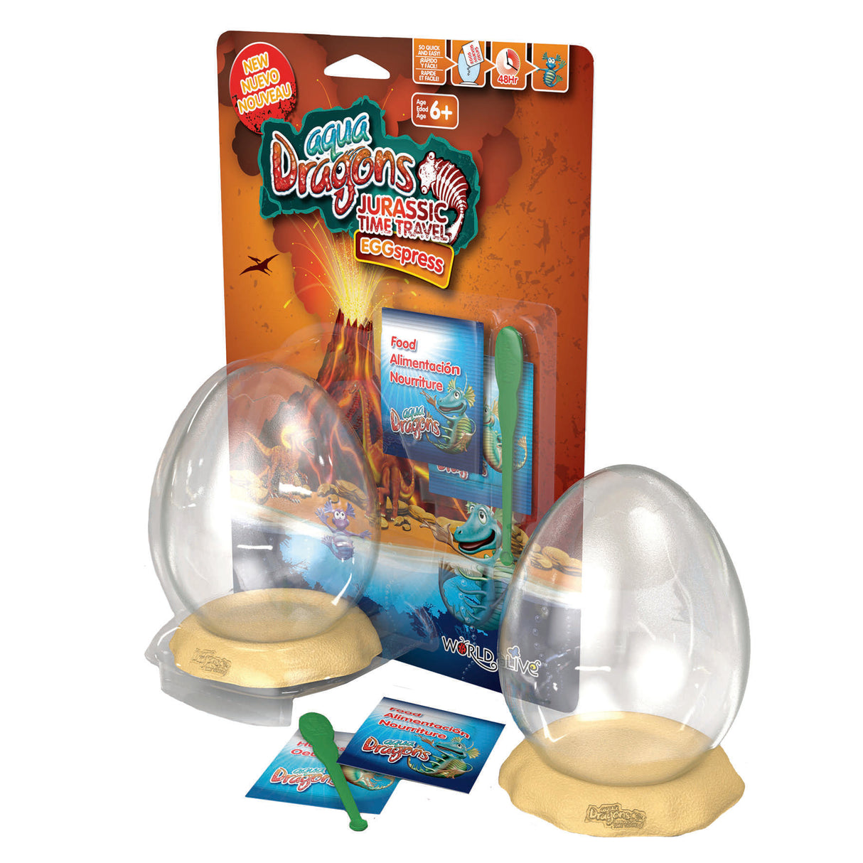 Aqua Dragons - Jurassic Eggspress Blister