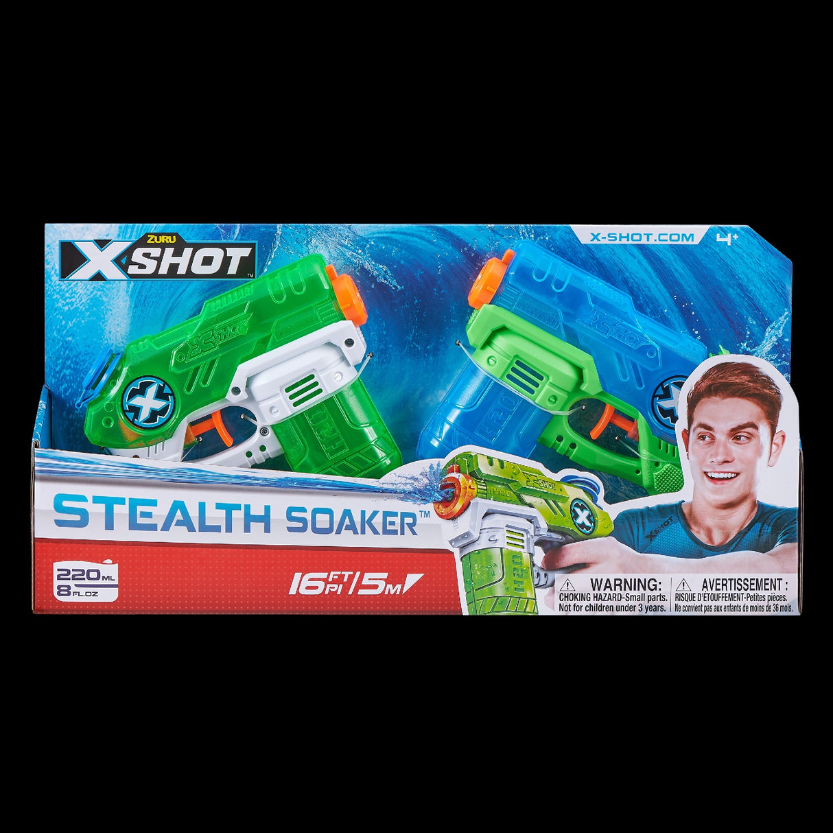 ZURU XSHOT WATER BLASTER- STEALTH SOAKER TWIN PACK