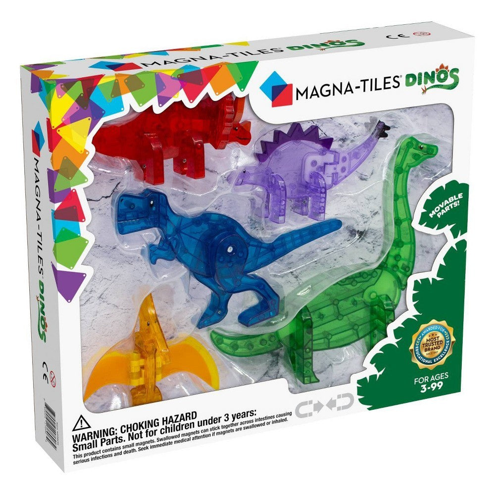 MAGNA-TILES - Dinos - 5 Piece Set