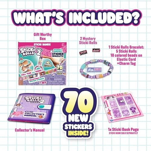 Sticki Rolls Sticki Band Single Pack SERIES 2