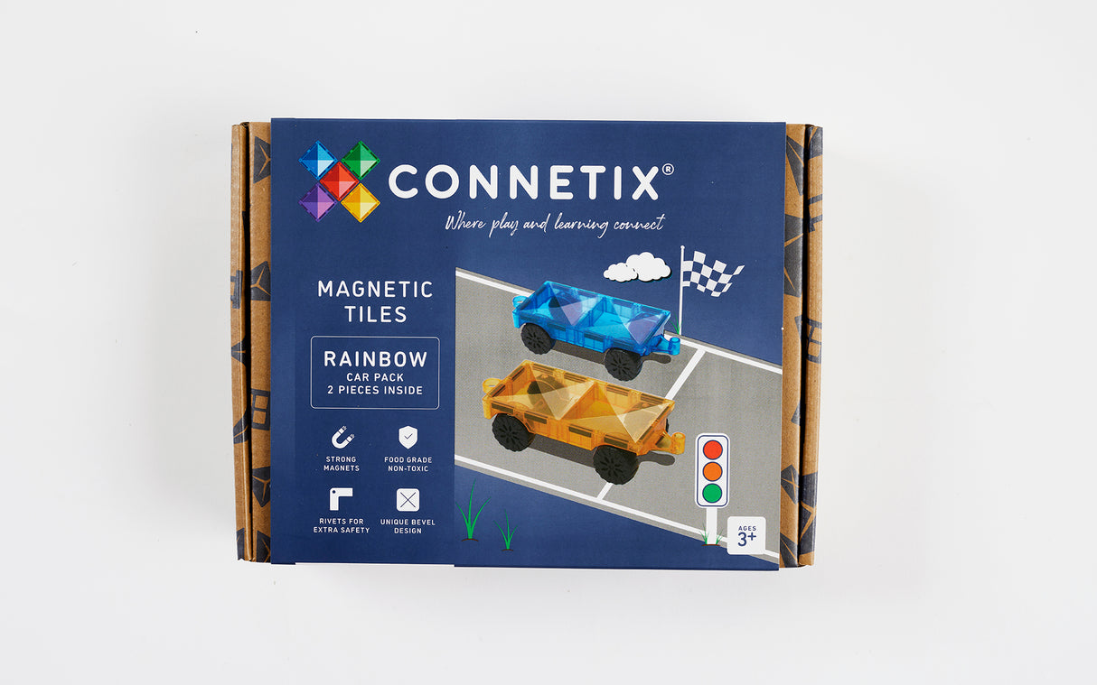 Connetix Tiles Rainbow Car Pack 2 Pc