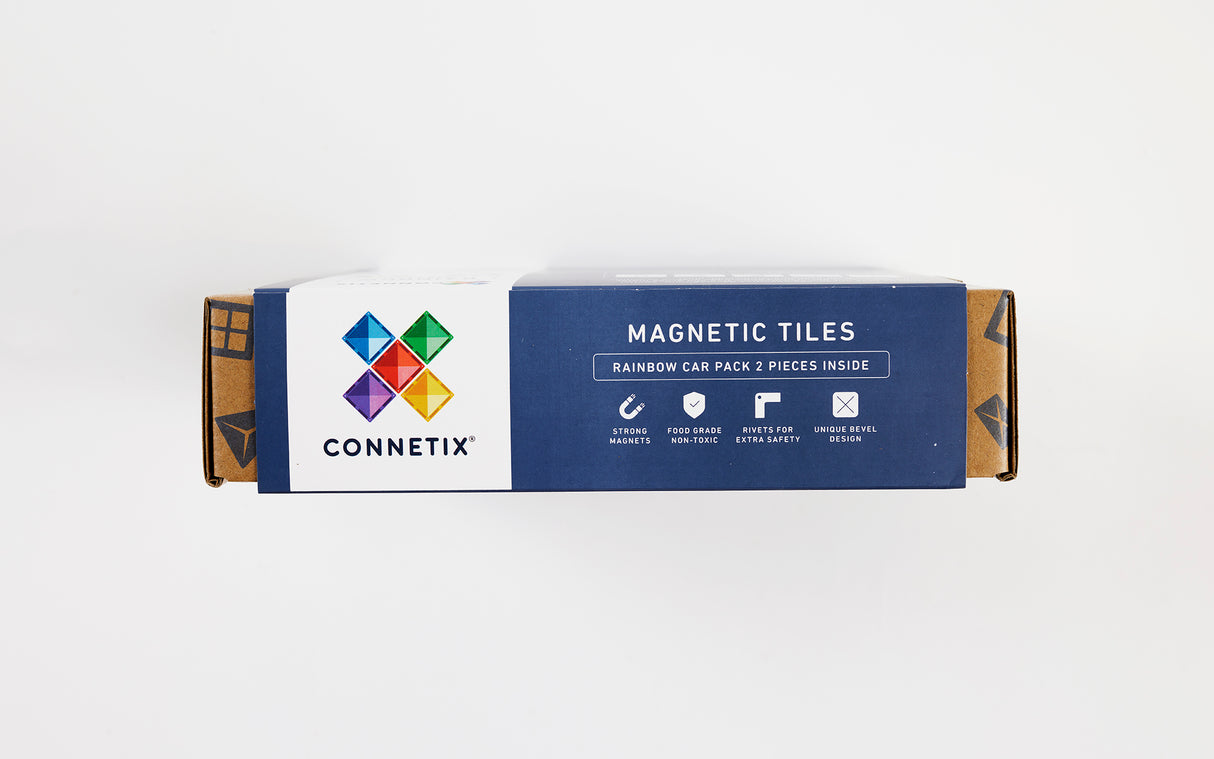 Connetix Tiles Rainbow Car Pack 2 Pc