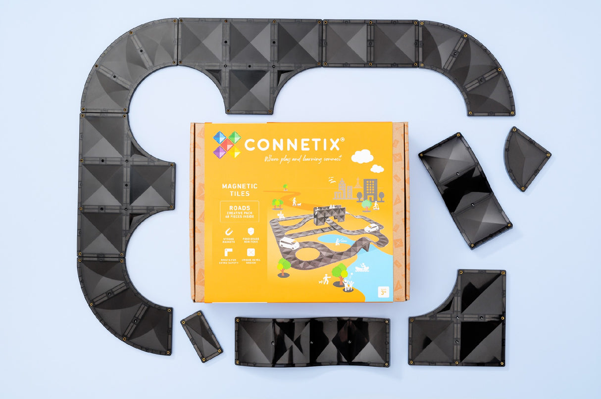 Connetix Tiles Creative Roads 48 Pc
