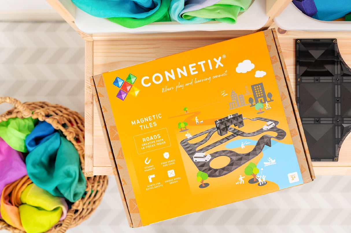 Connetix Tiles Creative Roads 48 Pc