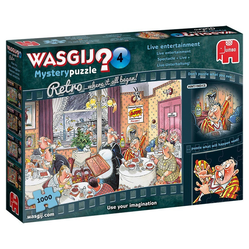 Retro 1000 Piece Mystery 4 Live Entertainment!