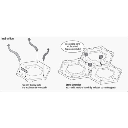 ACADEMY AERO DISPLAY STAND - CLEAR