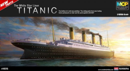 Academy 1/400 The White Star Liner Titanic MCP Plastic Model Kit 14215