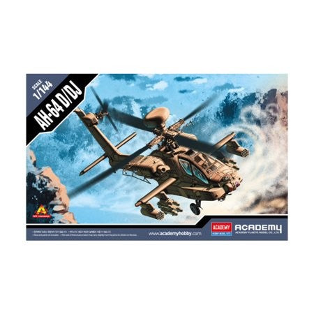 Academy 1/144 AH-64D/DJ Longbow Plastic Model Kit *Aust Decals*12625