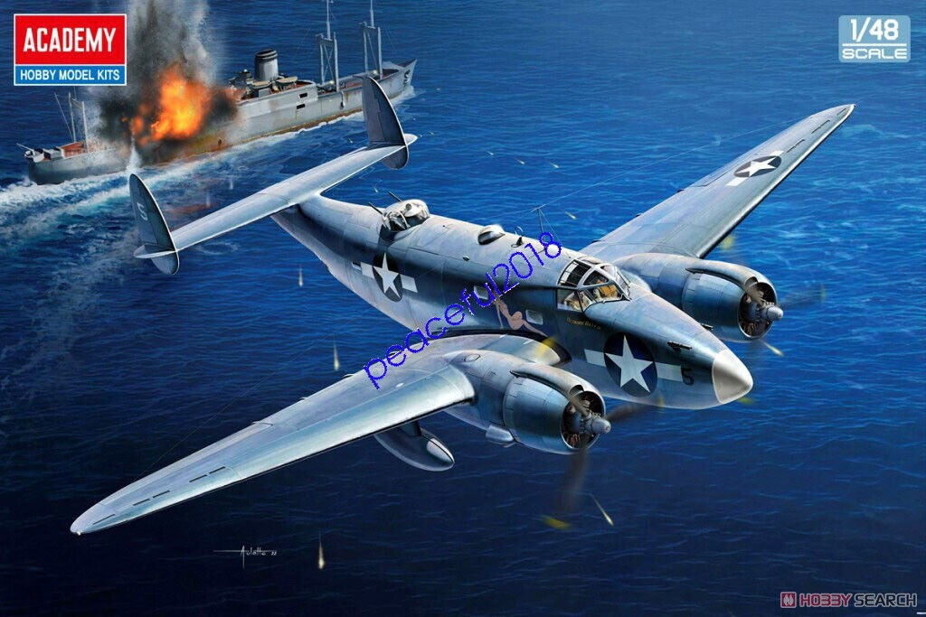 Academy 1/48 USN PV-1 Solomon Islands Theatre Plastic Model Kit 12347*Aus Decals*