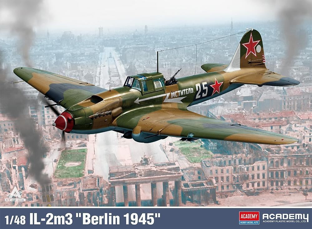 Academy 1/48 IL-2m3 Berlin 1945 Plastic Model Kit