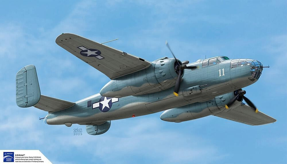 Academy 1/48 USMC PBJ-1D (B-25 Mitchell) Plastic Model Kit