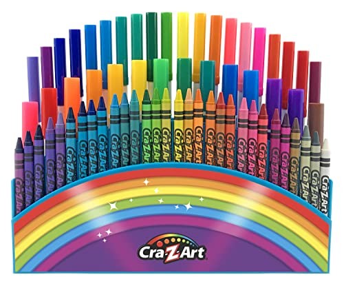 Cra-Z-Art 64pc Amazing Art Case Featuring Crayons and Markers