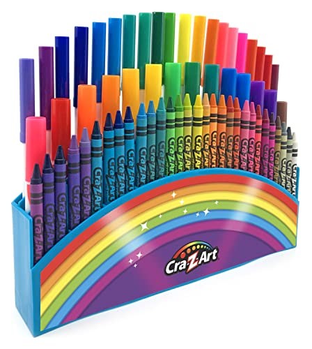 Cra-Z-Art 64pc Amazing Art Case Featuring Crayons and Markers