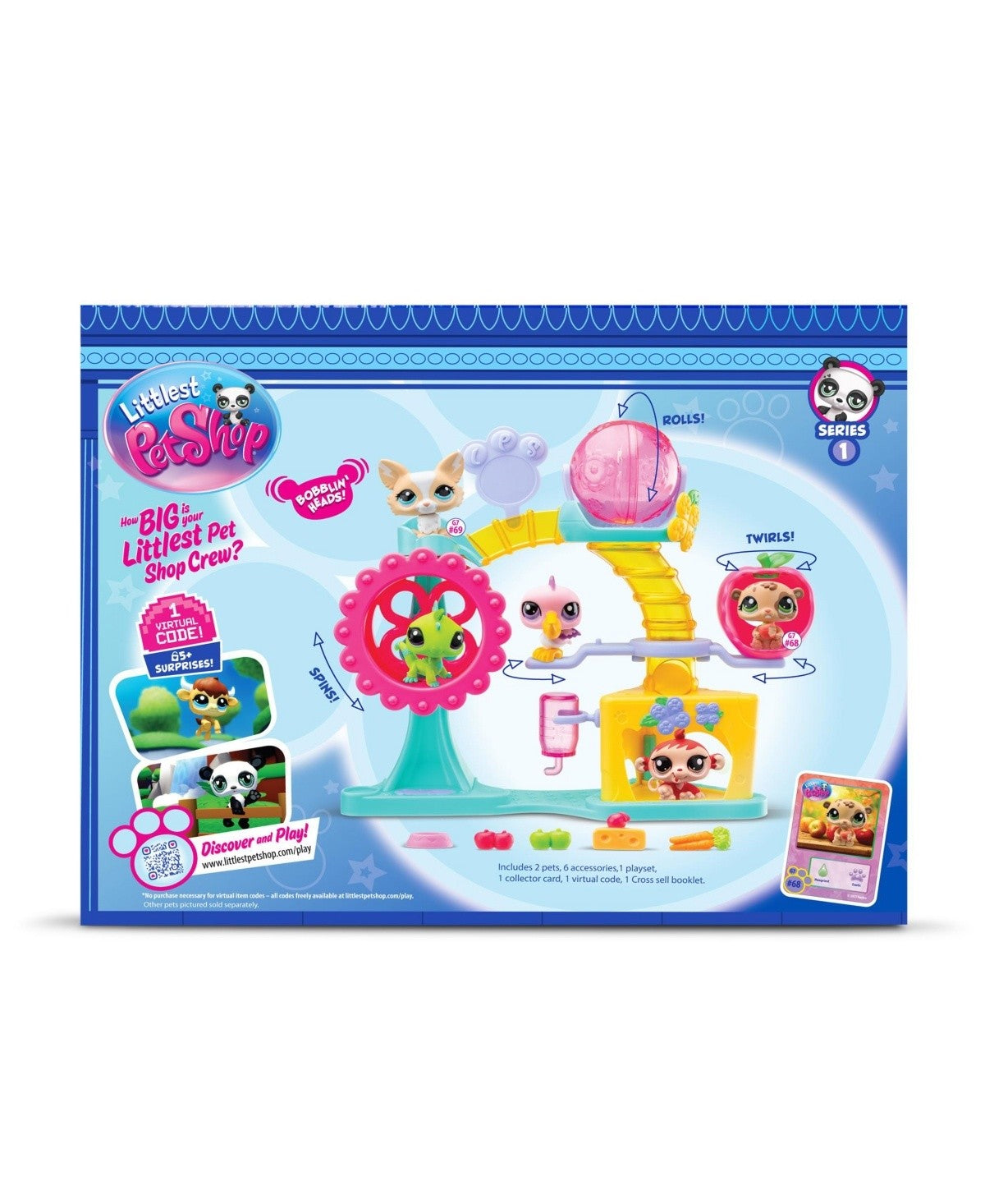 Littlest Pet Shop- Fun Factory Playground Playset