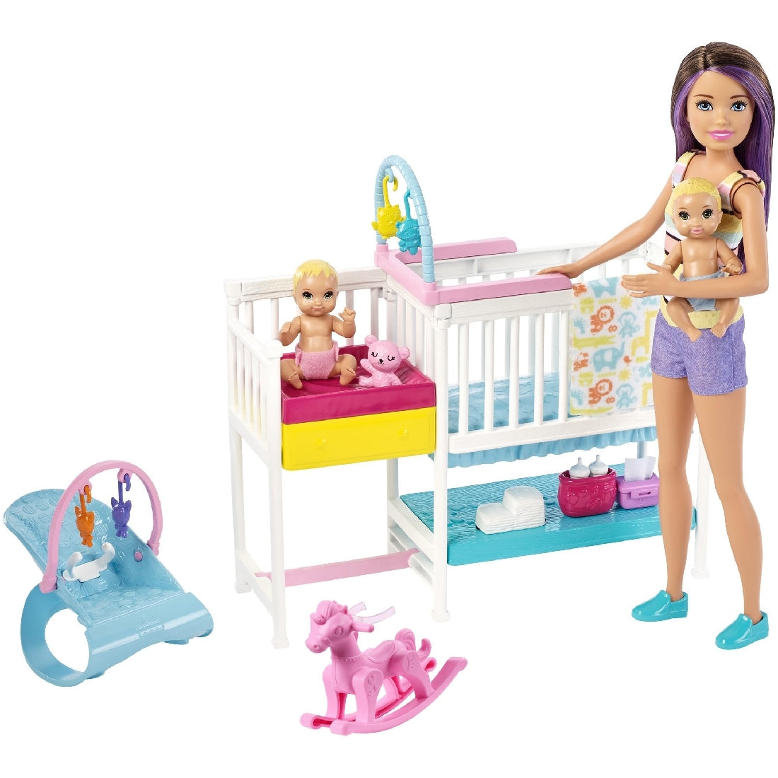 Barbie Skipper Babysitters Inc Nursery Playset