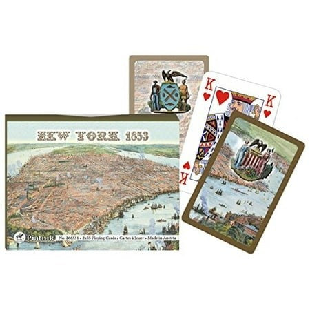 NEW YORK 1853 DOUBLE DECK PLAYING CARDS