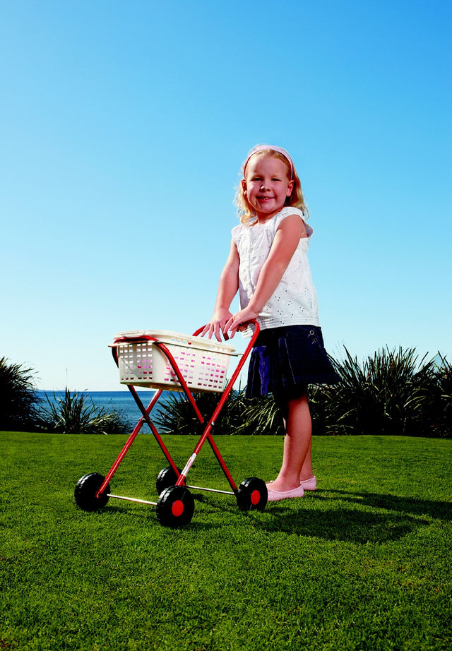 Orbit Metal Clothes Trolley & Basket