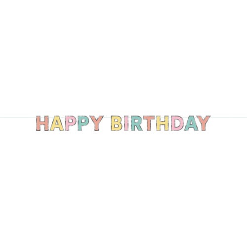 Happy Birthday Bunting Girl