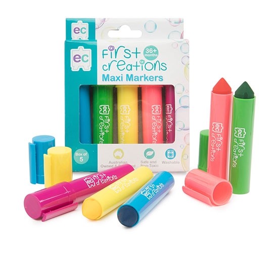 EC FIRST CREATIONS MAXI MARKERS SET OF 5