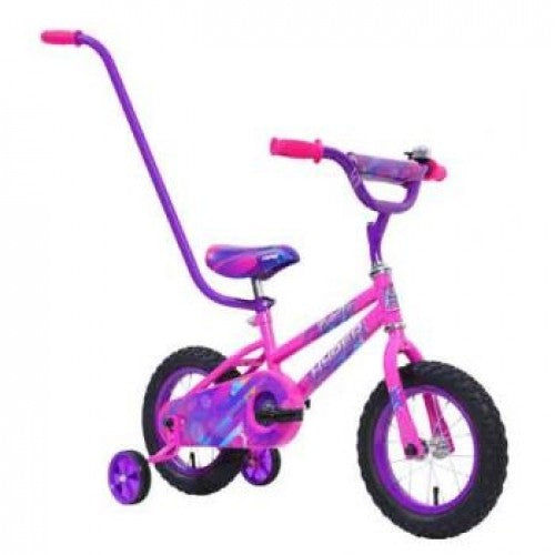 HYPER 30CM BUTTERCUP GIRLS BMX COASTER BIKE WITH PARENT HANDLE