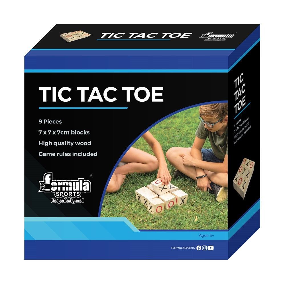 Formula Sports Wooden Tic Tac Toe