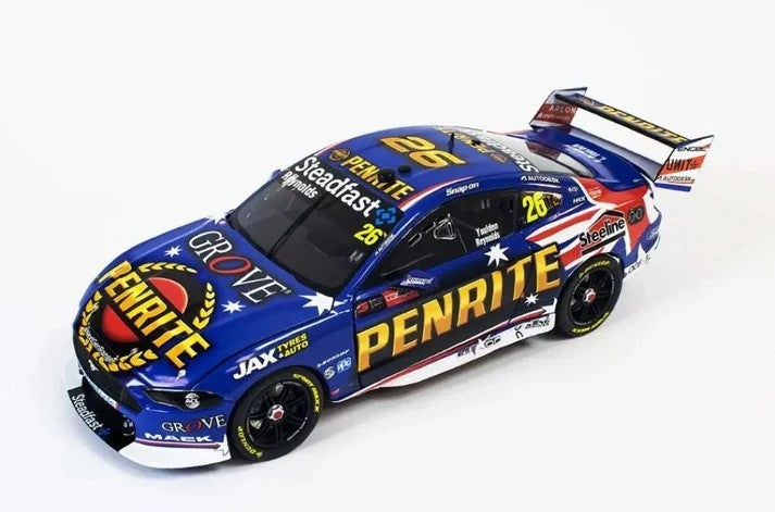 Biante 1/18 Ford Mustang Gt Reynolds / Youlden #26 2021 Repco Bathurst 1000