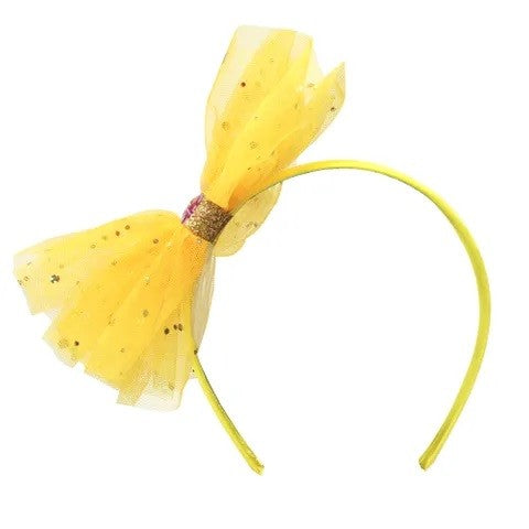 Pink Poppy Belle Sparkling Bow Headband