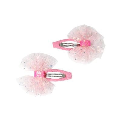 Pink Poppy Moonlight Ballet Hair Clips Assorted - Dark Pink Or Light Pink