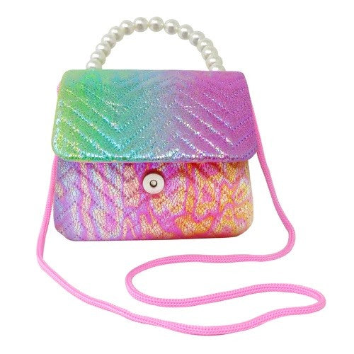 Pink Poppy Unicorn Dreamer Quilted Rainbow Hard Handbag