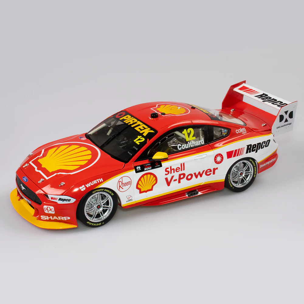 1/18 SHELL V-POWER RACING TEAM #12 FORD MUSTANG GT SUPERCAR - 2019 CHAMPIONSHIP SEASON
